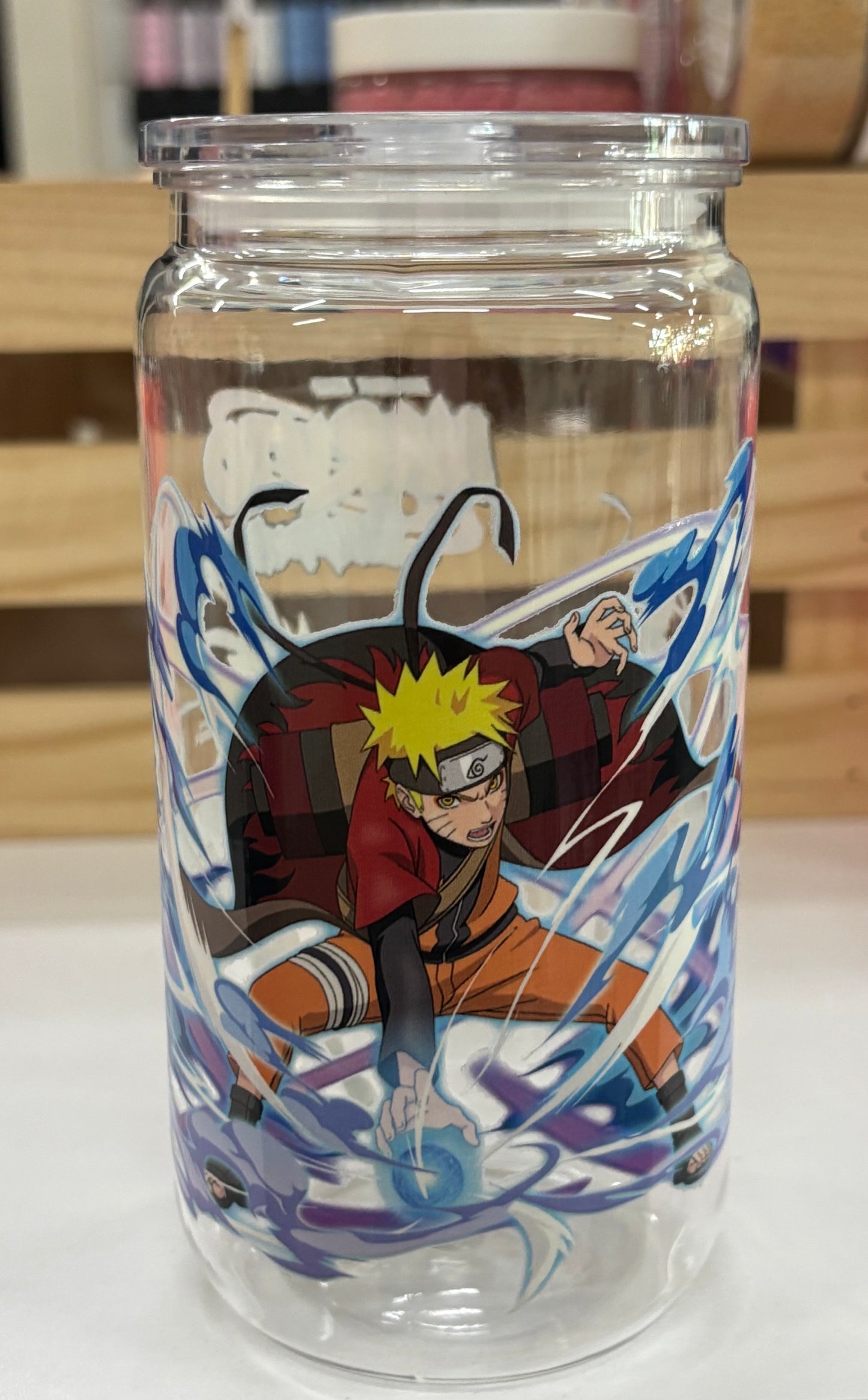 Naruto smoothie jar 16oz