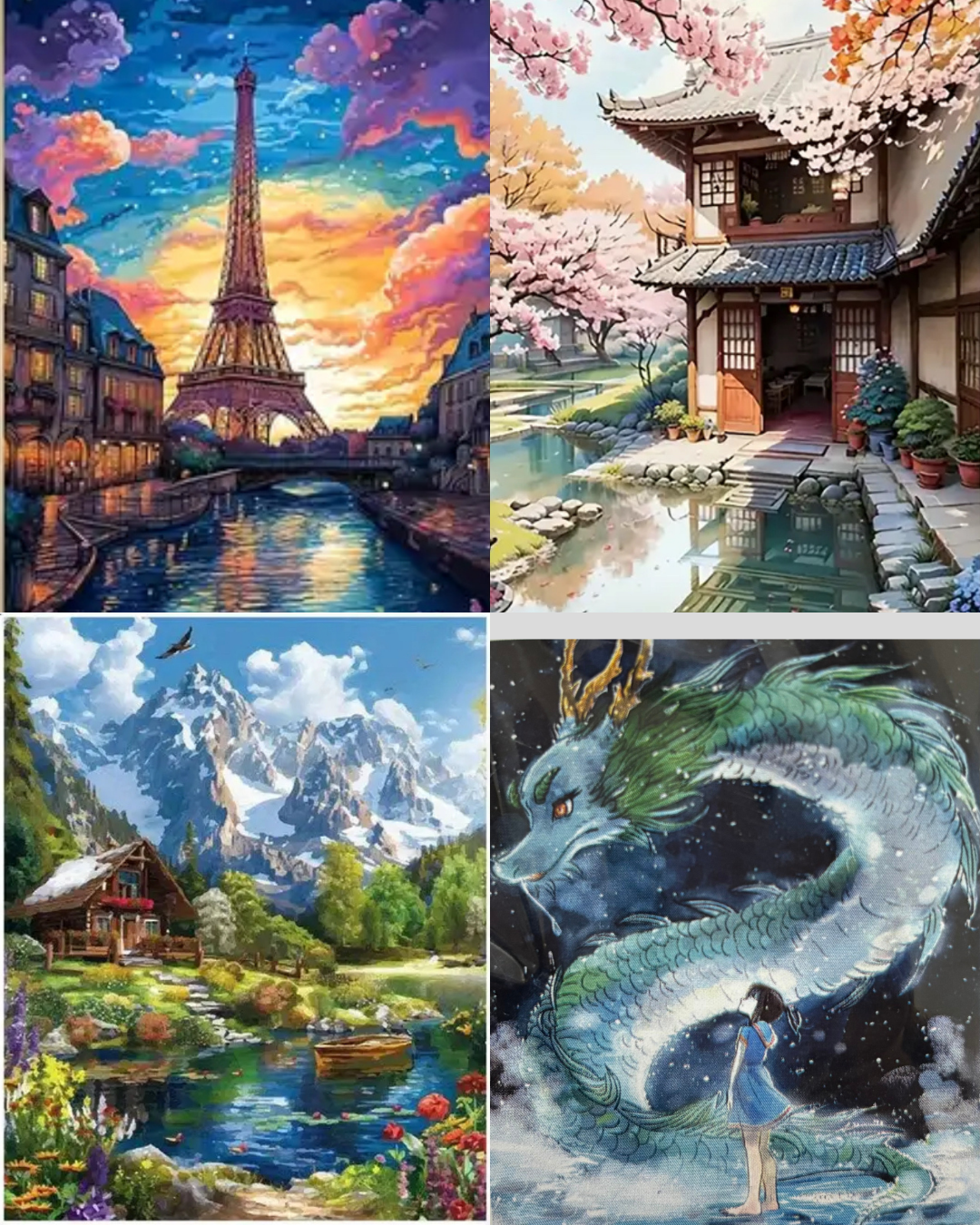 Paint by number kits