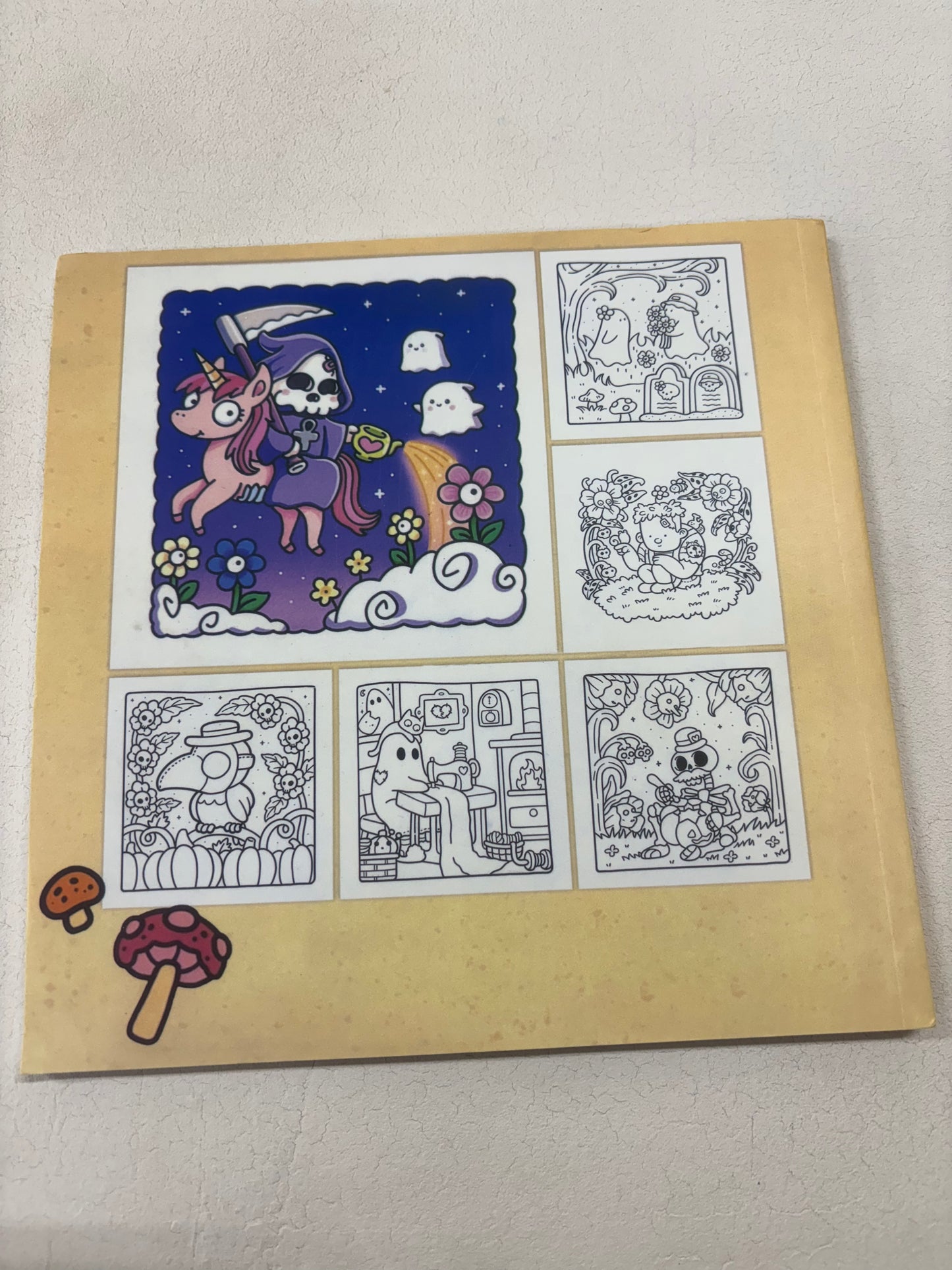 Spooky cutie colouring book