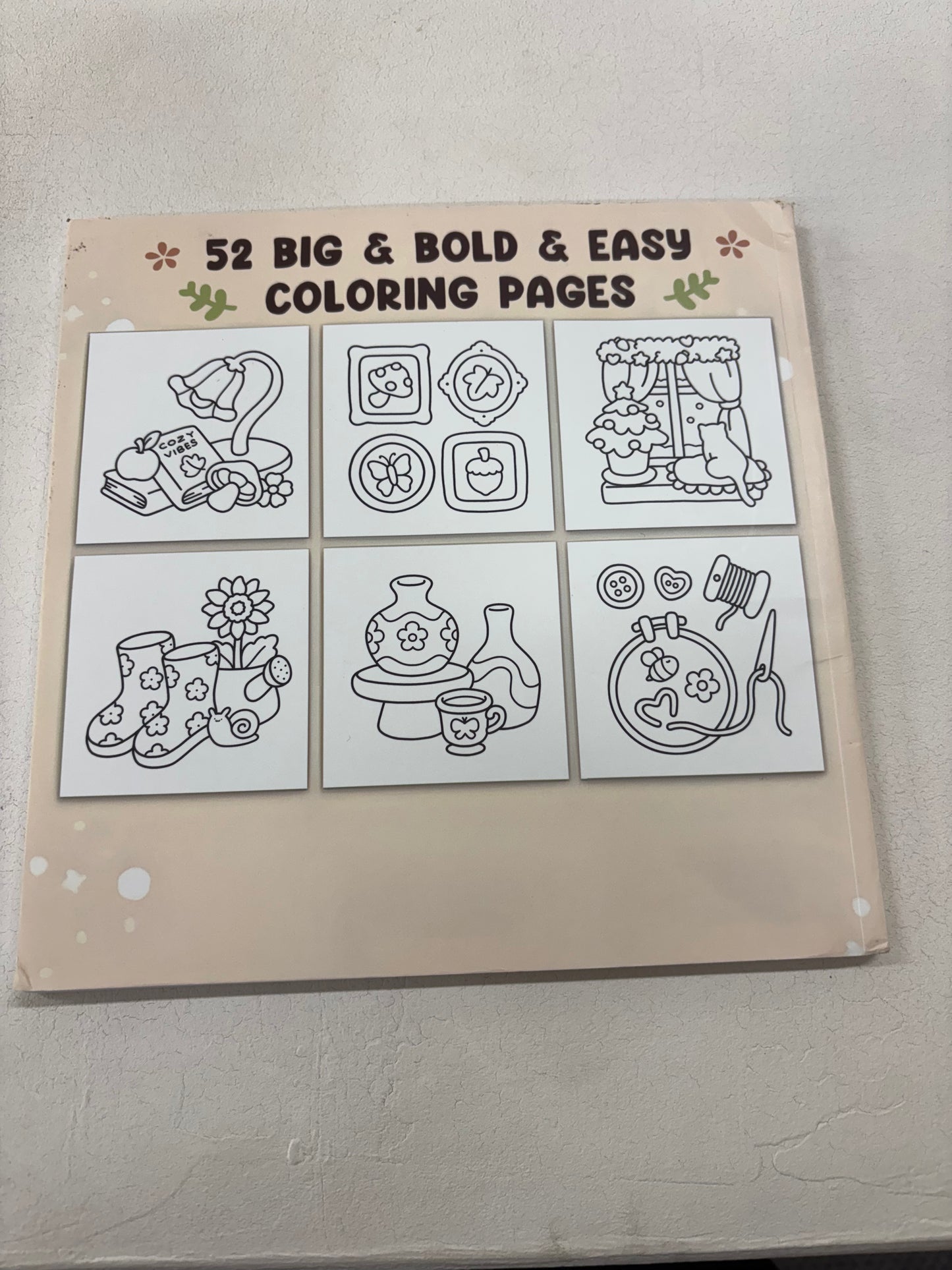Cozy and cute colouring book