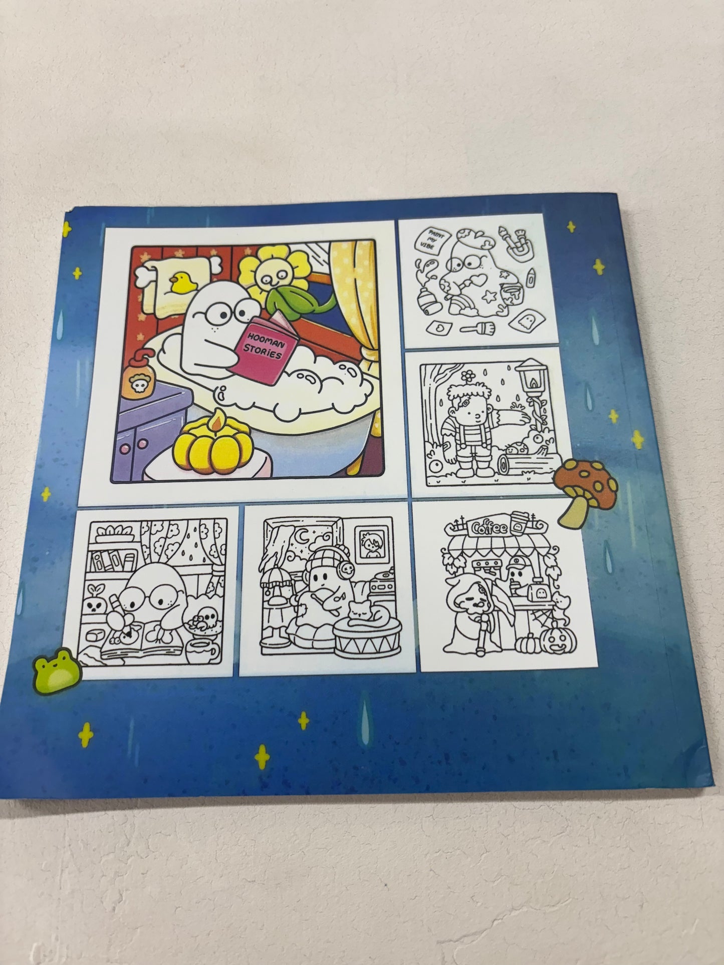 Little spooky colouring book