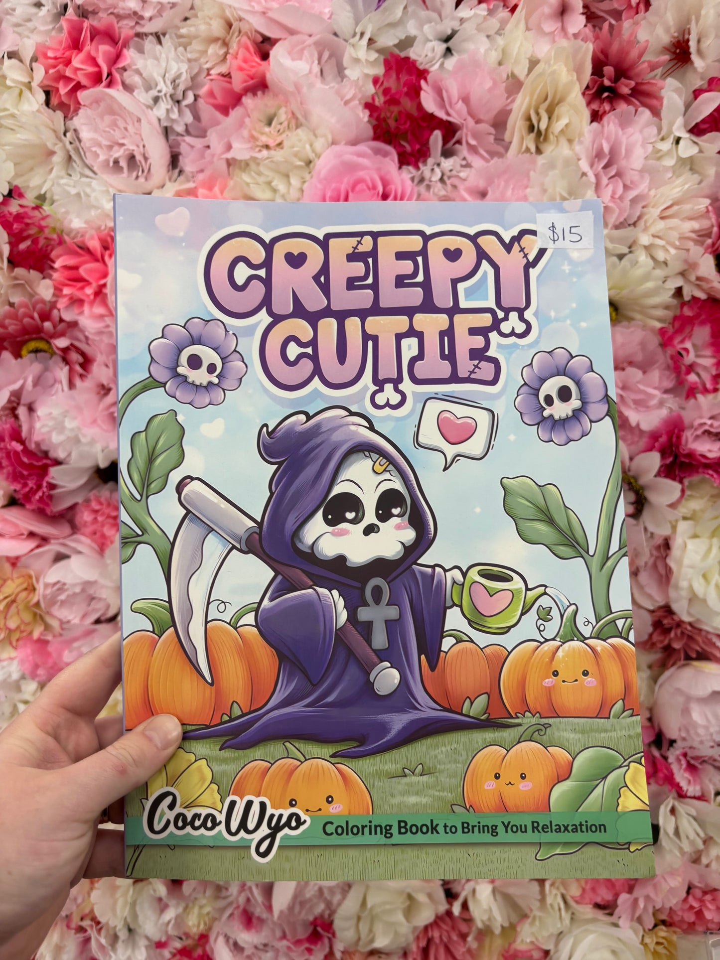 Creepy cutie colouring book