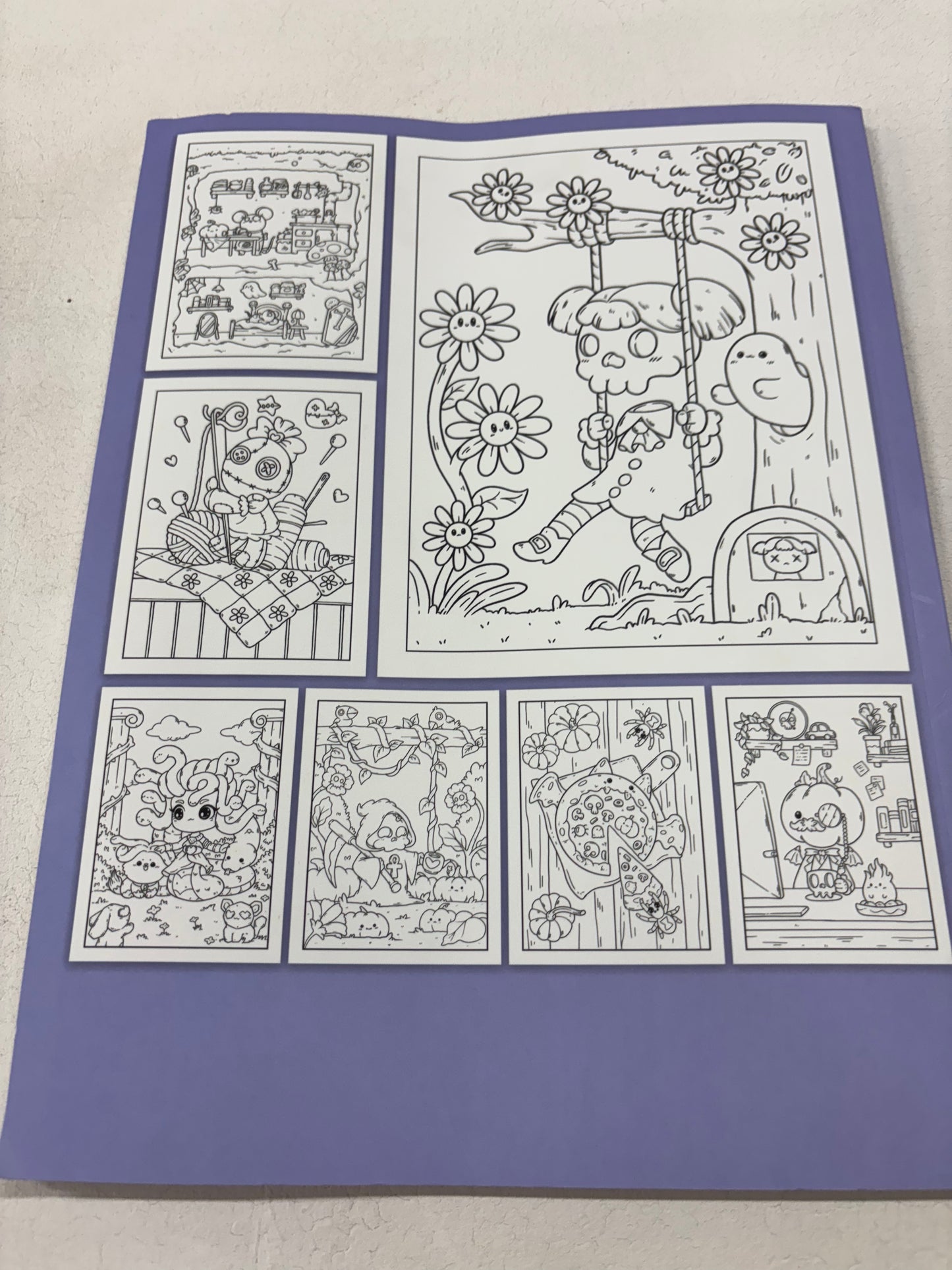 Creepy cutie colouring book