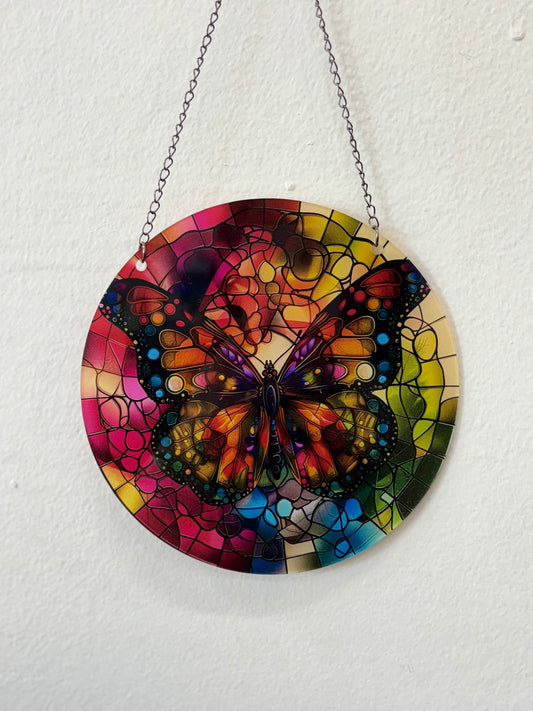 Butterfly window hanging