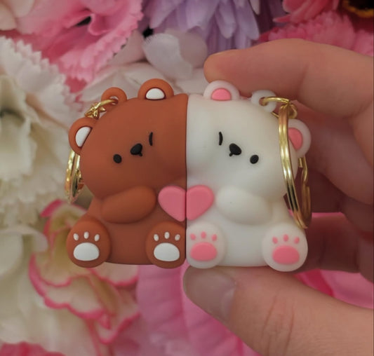 Bear couples keyring