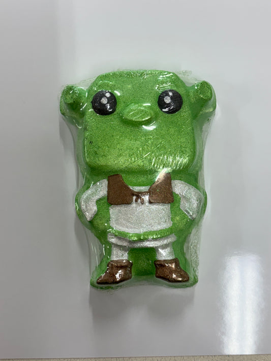 Shrek bath bomb