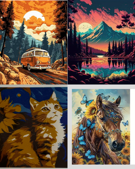 Paint by number kits