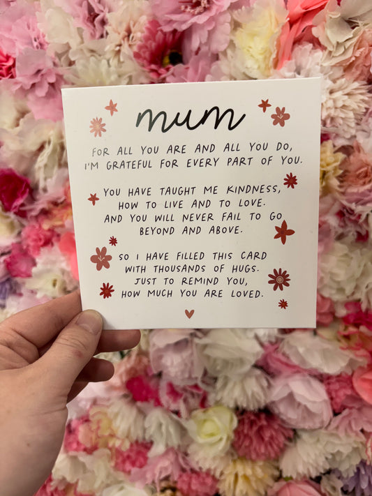 Mother’s Day card card
