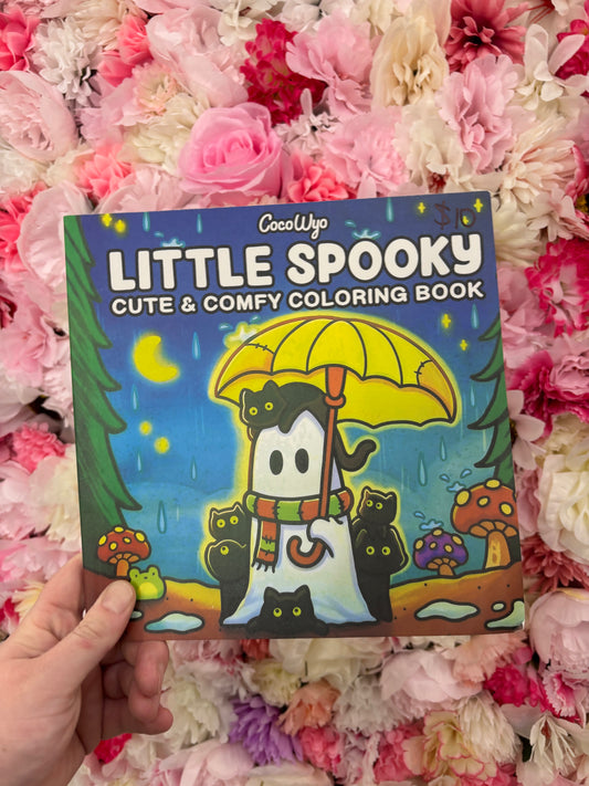 Little spooky colouring book