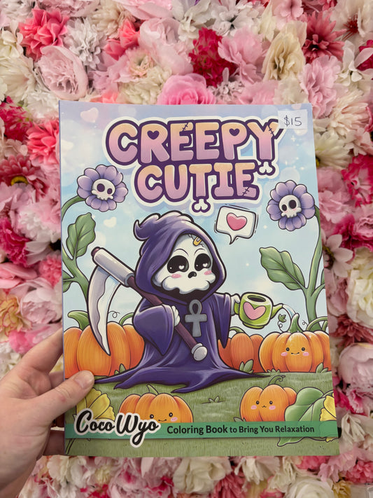 Creepy cutie colouring book